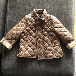 Kids Burberry Quilted Jacket